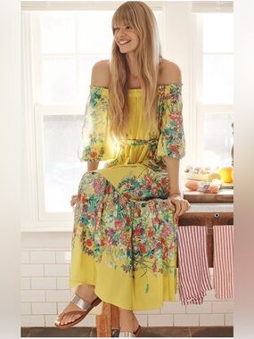 Anthropologie maxi dress